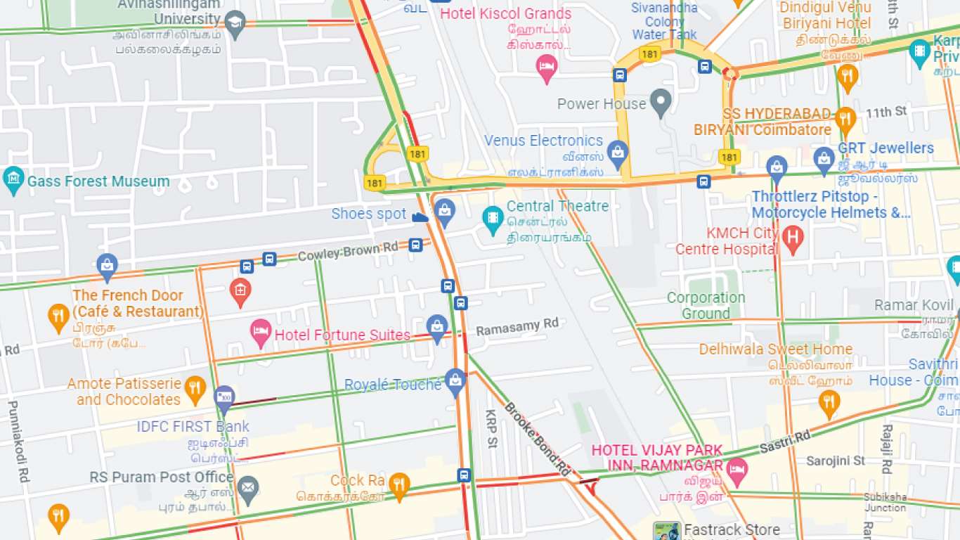 Coimbatore map
